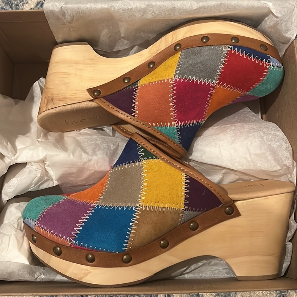 NEW Cordani Patchwork Clogs - Picture 2 of 11